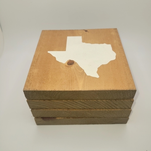 Coasters with Texas Print (4) - Picture 1 of 7